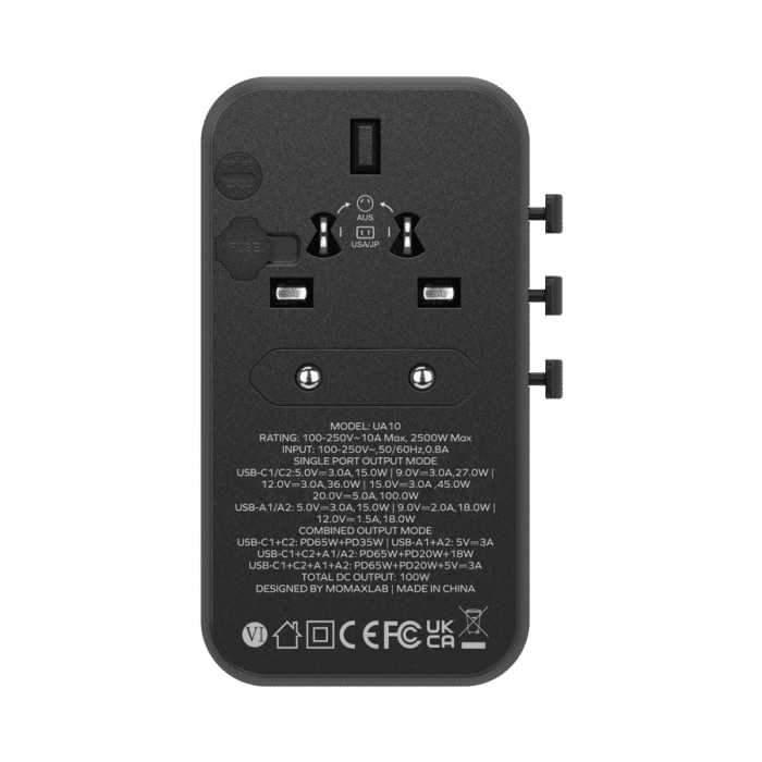 ⁦شاحن وفيش سفر - موماكس⁩ - الصورة ⁦5⁩