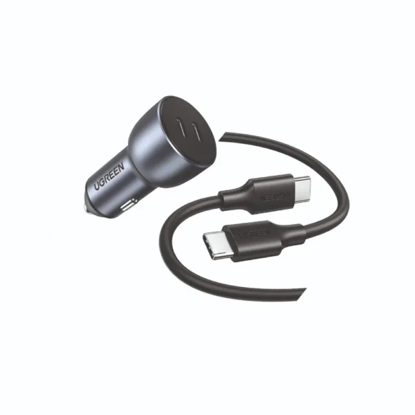 بكج يوجرين كيبل تايب سي 60 واط وشاحن سيارة 40 واط