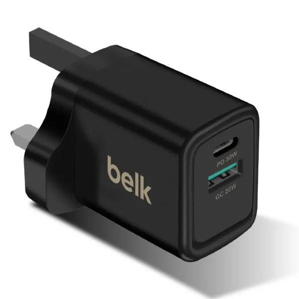 شاحن جداري بيلك 30 واط منفذ PD + QC