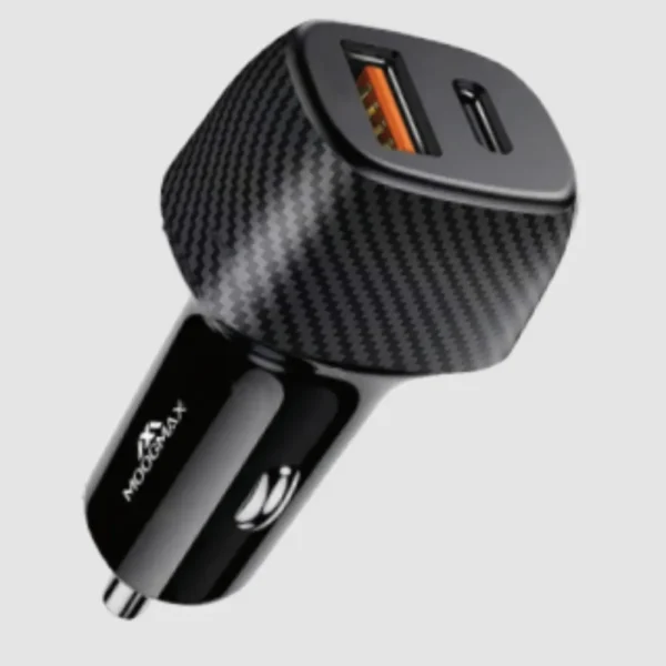 شاحن سيارة 38 واط اسود موج ماكس