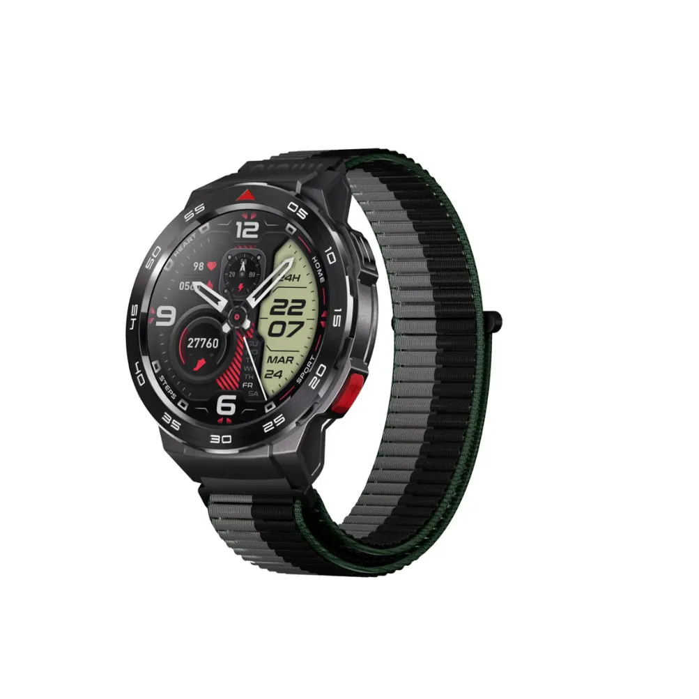 ساعة Mibro GS Pro الذكية،GPS مدمج، مكالمات بلوتوث - أسود - الصورة 2