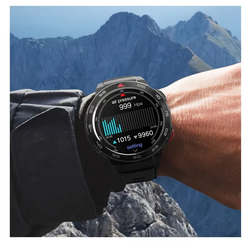 ساعة Mibro GS Pro الذكية،GPS مدمج، مكالمات بلوتوث - أسود - الصورة 5